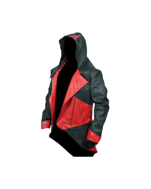 Black And Red Assassins Creed Jacket