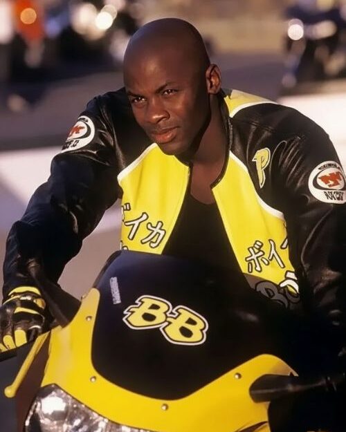 Black And Yellow Derek Luke Biker Boyz Jacket