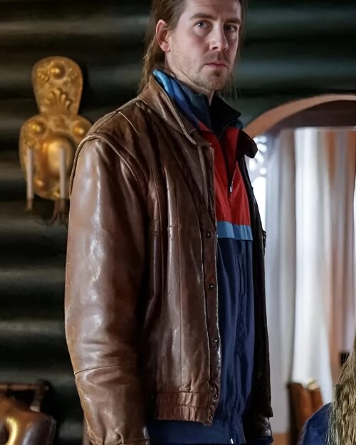 Blindspår Magnus Lyng Brown Leather Jacket