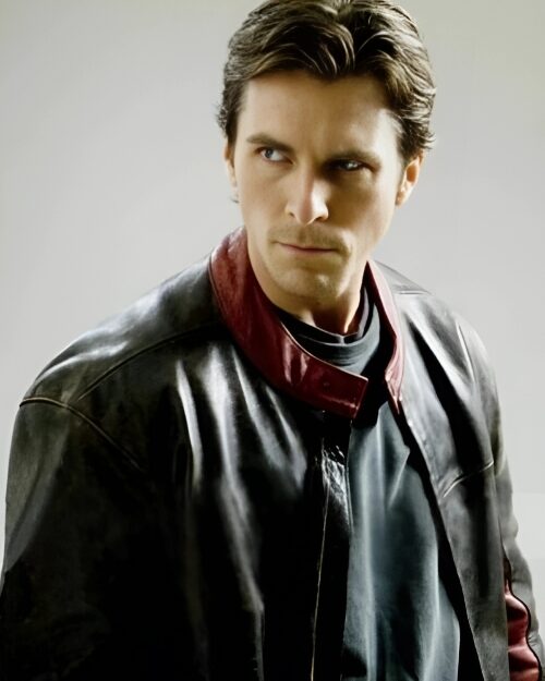 Christian Bale Dark Knight Leather Biker Jacket