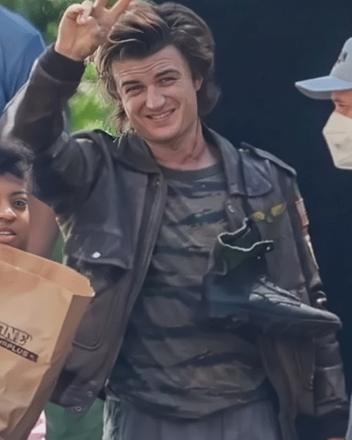 Steve Harrington Stranger Things Season 4 Leather Jacket