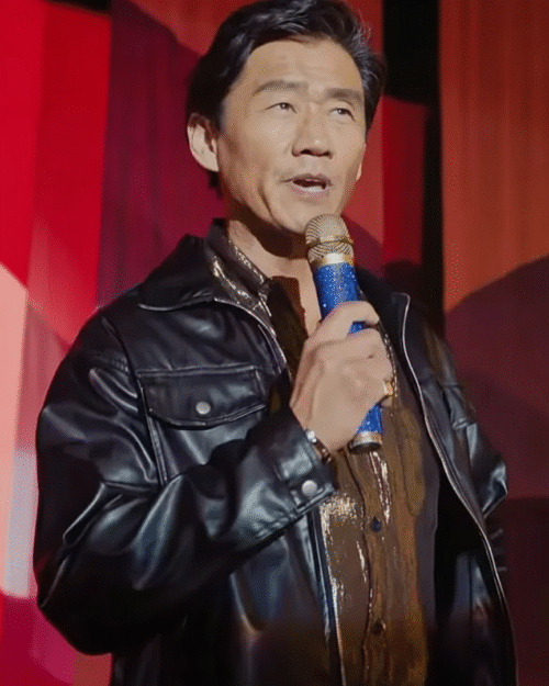 XO Kitty Season 2 Philippe Lee Black Leather Jacket