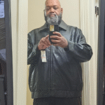 Corven Men’s Black Polo Collar Leather Jacket