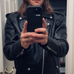 Brave the Dark 2025 Nathan Williams Black Leather Jacket