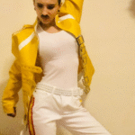 Yellow Buckle Halloween Jacket