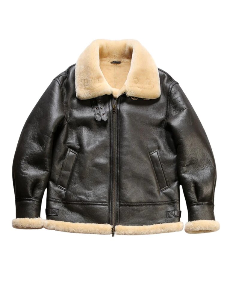 MensAlpineA-2BrownBomberLeatherJacket1